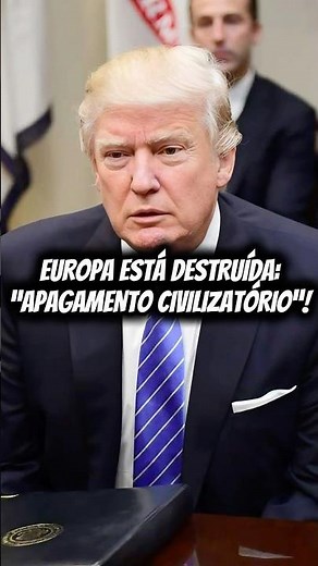 “Apagamento civilizatório da Europa” - EUA abandonam Europa e nova doutrina Monroe!