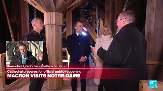Macron unveils restored Notre-Dame Cathedral in visit to Paris’s landmark