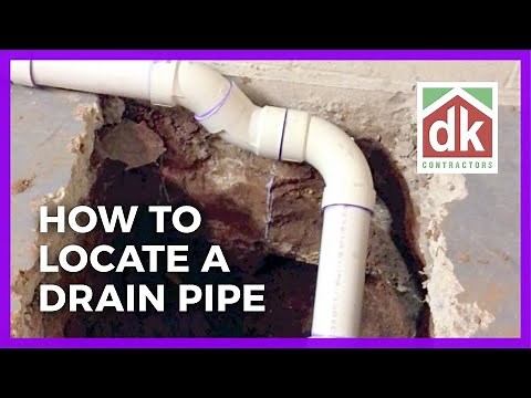 How to Locate a Drain Pipe