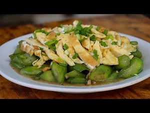 Stir-fried Luffa gourds with Eggs Recipe