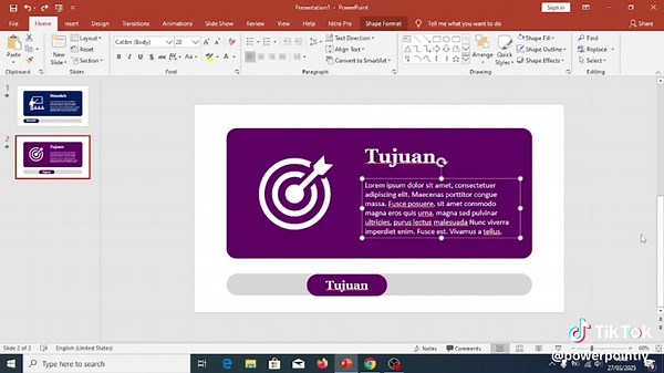 Tutorial PowerPoint Menarik dengan Bentuk Bulat