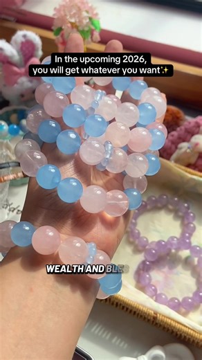 This natural crystal bracelet is infused with universe’s good luck and wishes❤️‍🔥Type 1111 to affirm💫 #crystal #bracelet #manifestation #goodvibes💕 #lucky