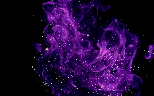 4k彩色梦幻粒子烟雾开场特效