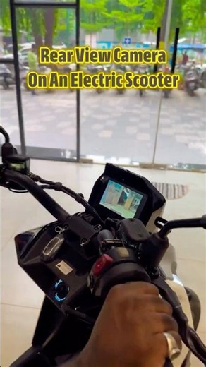 Electric Scooter With Rear View Camera | Keeway Hypervolt R Parking Assist