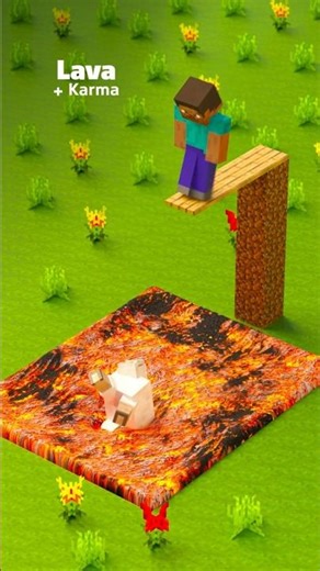 Sheep Falls Into Water, Chocolate, Slime… and Finally Lava 😳🔥