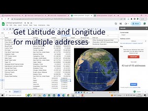 RS & GIS QA59 Geocode tool that can help you to get latitudes and longitudes for multiple addresses