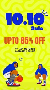 3.2K views · 15K reactions | Set your alarms!!! 10.10 Sale is going live today at 12 AM sharp with UPTO 85% OFF on your favorite brands 拾 Don’t wait, add to cart now! Shop Now https://tr.ee/p8ybic | Khazanay Pakistan | Facebook