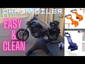 Motorcycle chain oiler: The easy way