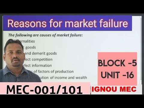 Market failure || causes of market failure || imperfect market, externalaties ,public goods ||