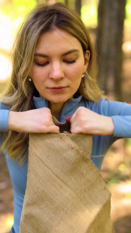 Forest Hacks from cute and skillful girl!