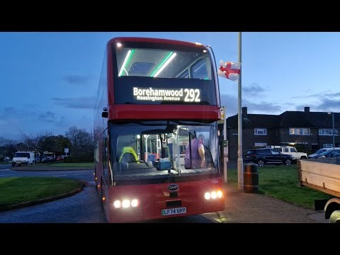 FULL BYD JOURNEY | LONDON BUS 292 BOREHAMWOOD ROSSINGTON AVENUE - COLINDALE ASDA (LF74UHY) 1466