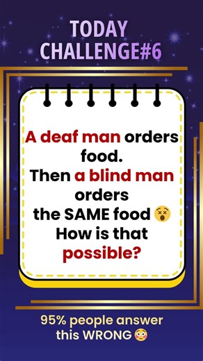 Most people answer too fast🤔