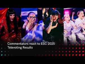 Eurovision 2025 - Commentator Reactions to Televoting Points - Grand Final - ENGLISH SUBTITLES