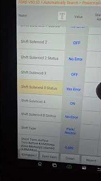 P0760 shift solenoid 3 electrical Fault P0763 shift solenoid #c .Replace Pcm #shift #mechanic