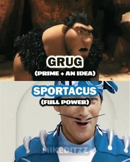 Grug vs Sportacus