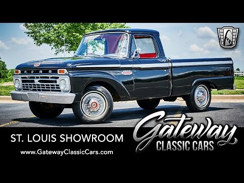 1966 Ford F100 Pickup Truck Gateway Classic Cars St. Louis #9041