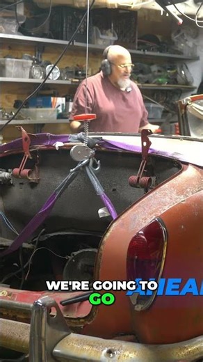 Karmann Ghia Restoration Begins - Body-Off Classic VW Liftoff