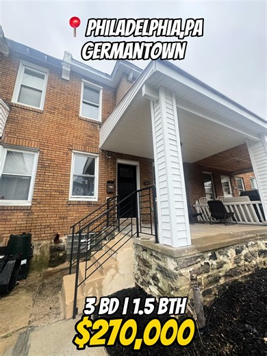 📍PHILADELPHIA,PA GERMANTOWN 🛌3 🛁1.5 🏡Traditional 💰$270,000 📝TAXES $1,895 2024 What a beauty! House tour recap with my first time buyer clients! Move in ready. Spacious. Outside the city. Comment below what you think! Listed by : Realty Mark Assoc This home qualifies for First Time Home Buyers Grants or Down Payment assistance also! Buying | Selling | Renting | Commercial Stephaun Perkins,Realtor®️ 📍Servicing NJ | PA 📱609-727-2267 📧Stephperkrealestate@gmail.com Google - Steph Perk Real E