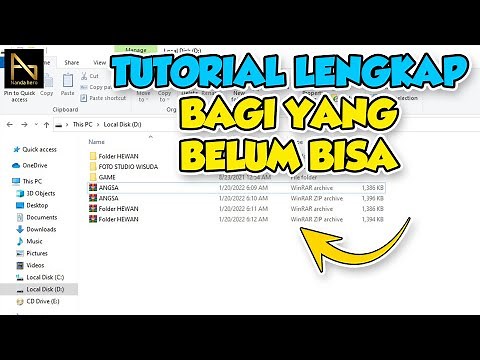 4 Cara Membuat Folder RAR dan ZIP di Laptop/Komputer - Mengubah File Menjadi Zip/Rar