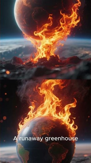 Earth VS Venus Comparation! #earth #venus #space