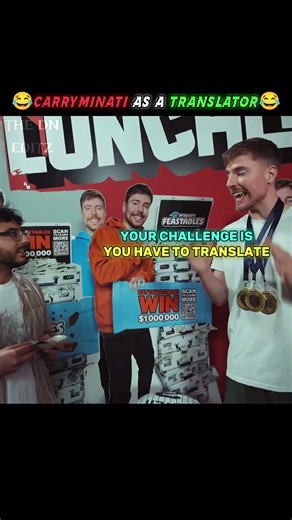 Carryminati as a translator 😂 | ft. ‪@CarryMinati‬ #edit #shorts ‪@TheDnEditz‬