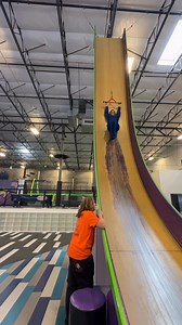she went down the giant slide of doom 😂🛝 | Jaden Sprinz