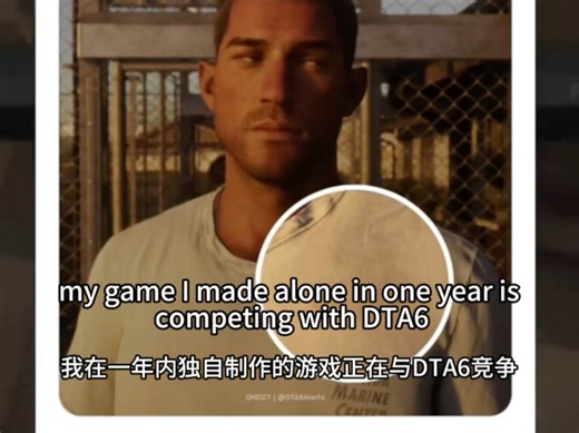 我独立制作一年的游戏正在和GTA6竞争
