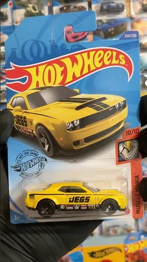 🔥 HotWheels JEGS Dodge Demon 🏁 Full Yellow Muscle Edition