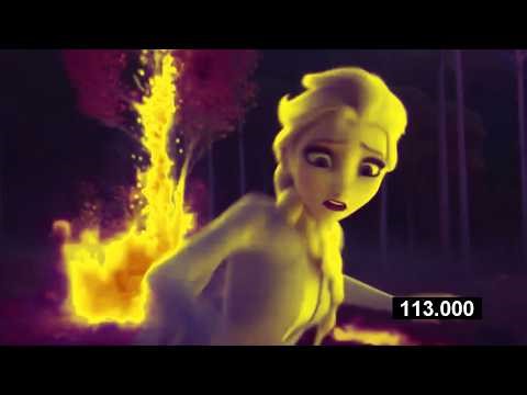 Elsa Fiercefully Extinguishes Fire Spirit | Frozen | Gamavision Csupo Effects