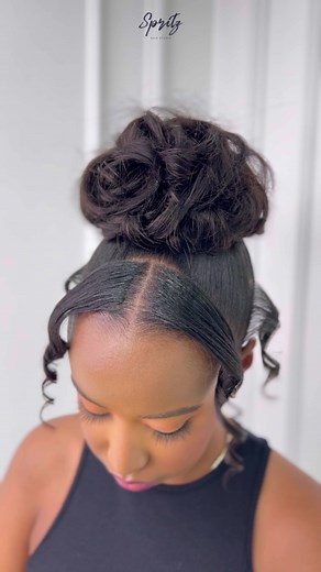 TRACK & SEW (leave out weave installation) Looking for a way to give your hair a break while achieving instant fullness and length? Our leave-out weave installation is perfect for you! Ideal for both texlaxed and relaxed hair, this method allows for a seamless blend, giving you a natural look. For this service, texlaxing/ relaxing your hair is required to ensure your hair blends perfectly with the installation. We used one 16-inch body wave bundle for this stunning transformation. The styling op