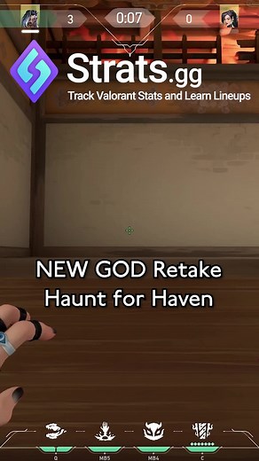 Valorant Fade Lineup on Haven for Retake Strategies