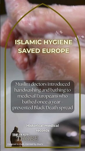 Islamic hygiene saved Europe 🛁⚕️