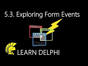 Learn Delphi Programming | Unit 5.3 | Exploring Form Events