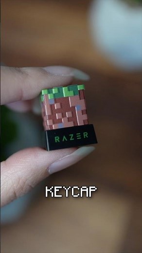 This limited-edition #Minecraft Grass Block Keycap could be yours! #razerminecraft