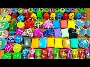 MIXING CLAY AND FLOAM INTO SLIME !! ALEX SLIME VIDEO # 4!!