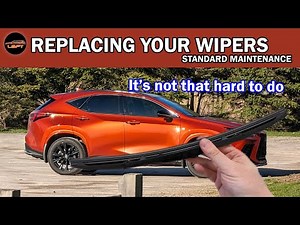 Replacing your wipers on your Lexus NX