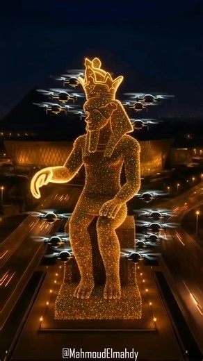 An aerial display for the opening of the Grand Egyptian Museum 🇪🇬♥️ #MahmoudElmahdy #GrandEgyptianMuseum #GEM #AerialDisplay #AirShow #OpeningCeremony #Cairo #Egypt #Pyramids #Giza #Sphinx #Heritage #History #Tourism #VisitEgypt #CivilizationsCultures #المتحف_المصري_الكبير #تحيا_مصر #مصر | Mahmoud Elmahdy