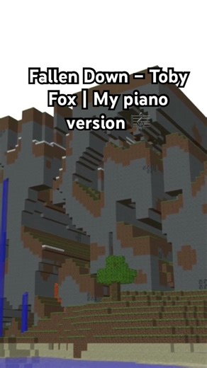 Fallen Down – Toby Fox | My piano version 🎼 #piano #minecraft #farlands #fallendown