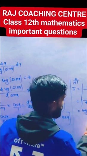 class 12th mathematics important question#studentsuccess