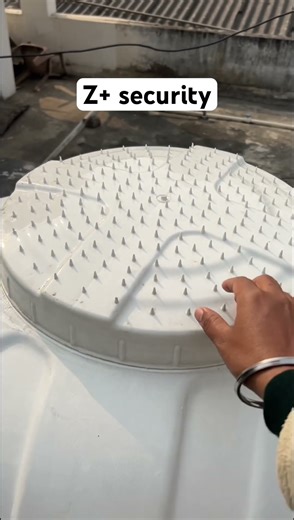 New water tank cap to protect from monkeys #watertank