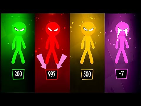 Stickman Party (195) Gameplay | Tournament Mode 1 23 4 Players Free Random | MiniGames Update