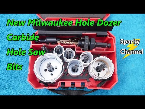 New Milwaukee Carbide Hole Dozer Hole Saw Bits for Multi-Materials