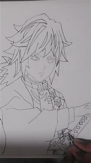 FIRST Time Using Alcohol MARKERS..(Giyu-Demon Slayer)