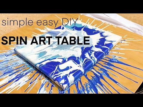 How to DIY a Spin Art Table