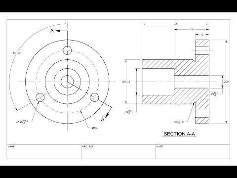 Intermediate AutoCAD - Tolerance Dimensions & Manual Title Block