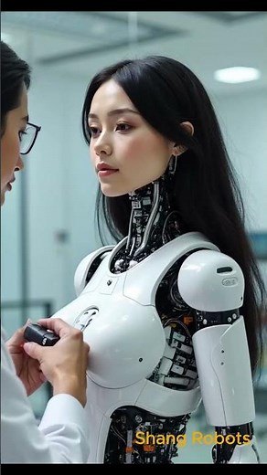 Beautiful Humanoid Robots – AI in Motion | Shang Robots #ai #robots