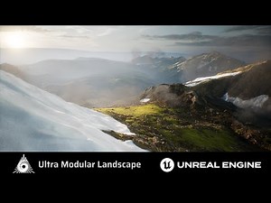 Ultra Modular Landscape System - Trailer // Next-Gen Landscape Tool for Unreal Engine 5