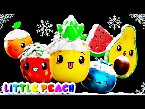 SNOW Fruit Party | Baby Sensory | Baby sensory Video