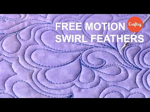 FMQ Ideas: Free Motion Swirl Feathers | Quilting Tutorial with Patsy Thompson