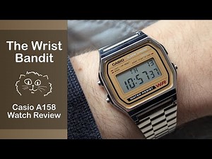 This Casio is steady stealing my wrist time, y'all. ~ Casio A158 Watch Review